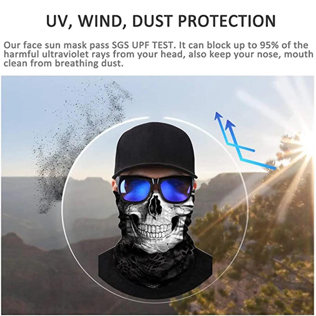 3D Seamless Neck Bandana Face Mask