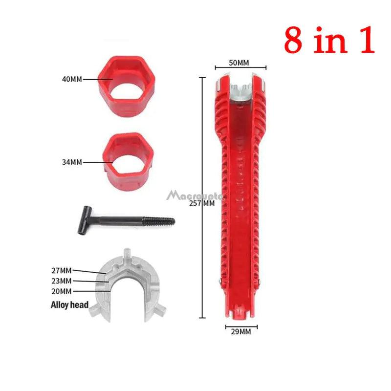 8-in-1 multifunctional flume wrench for sink faucet installation,
5-in-1 flume wrench tool for kitchen sink faucet repair,
Versatile 8-in-1 flume wrench for sink faucet maintenance,
All-in-one 5-in-1 flume wrench for sink faucet replacement,
Heavy-duty 8-in-1 flume wrench for faucet and sink fitting,
5-in-1 sink faucet flume wrench for plumbing tasks,
Multi-use 8-in-1 flume wrench for sink faucet adjustments,
Professional 5-in-1 wrench tool for sink faucet and plumbing,
8-in-1 flume wrench for comprehensive