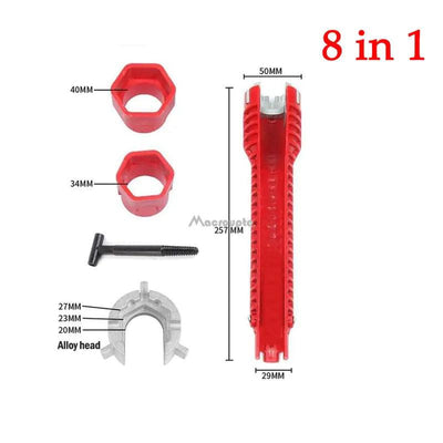 8-in-1 multifunctional flume wrench for sink faucet installation,
5-in-1 flume wrench tool for kitchen sink faucet repair,
Versatile 8-in-1 flume wrench for sink faucet maintenance,
All-in-one 5-in-1 flume wrench for sink faucet replacement,
Heavy-duty 8-in-1 flume wrench for faucet and sink fitting,
5-in-1 sink faucet flume wrench for plumbing tasks,
Multi-use 8-in-1 flume wrench for sink faucet adjustments,
Professional 5-in-1 wrench tool for sink faucet and plumbing,
8-in-1 flume wrench for comprehensive