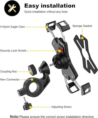 Best bike phone mount for mountain biking,
Waterproof bike phone holder for iPhone 14,
Universal bike phone mount for handlebars,
Adjustable bike phone mount for road cycling,
Shockproof phone mount for mountain bikes,
Secure bike phone mount for long rides,
360-degree rotating bike phone holder,
Bike phone mount for large smartphones,
Durable bike phone mount for rough terrains,
Lightweight phone holder for bikes,
Phone mount with easy installation for bikes
