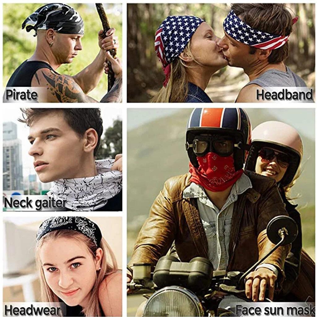 3D Seamless Neck Bandana Face Mask