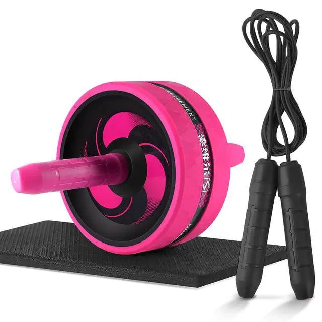 2-in-1 Ab Roller and Jump Rope Set