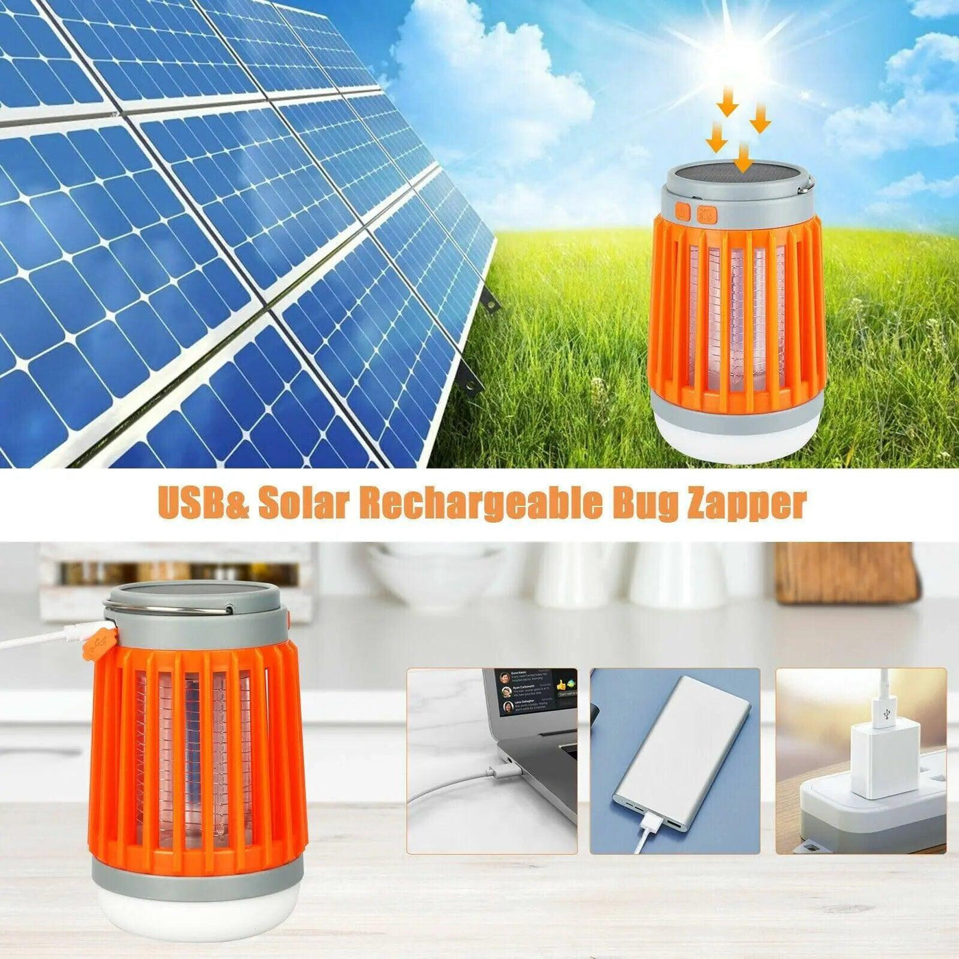 Solar USB Mosquito Killer Light