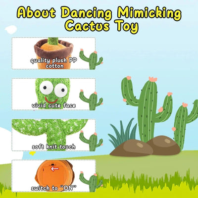 Dancing cactus plush toy for kids
Interactive dancing cactus stuffed animal
Cactus plush toy that sings and dances
Cute dancing cactus toy for toddlers
Musical dancing cactus plush toy for children
Fun and entertaining dancing cactus stuffed toy
Dancing cactus plush with sound and movement
Adorable dancing cactus toy for playtime
Interactive plush cactus toy with dance feature
Dancing cactus plush for kids' gifts and toys