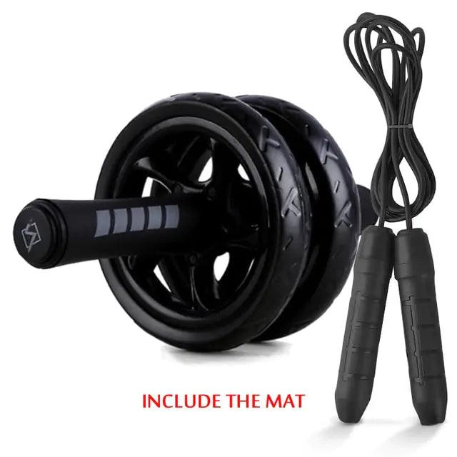 2-in-1 Ab Roller and Jump Rope Set