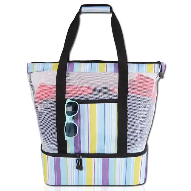 Beach Bag With Cooler Bag