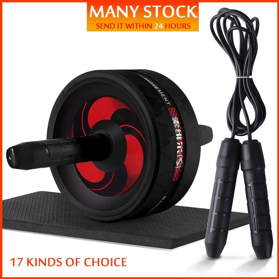 2-in-1 Ab Roller and Jump Rope Set