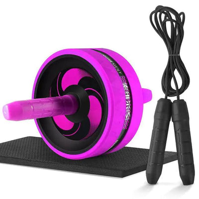 2-in-1 Ab Roller and Jump Rope Set