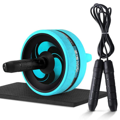 2-in-1 Ab Roller and Jump Rope Set